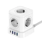 Newell GaN Power Cube 9w1 Valge Pistikupesa USB Laadijaga