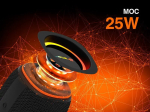 Stereo kaasaskantav k&otilde;lar TRACER XtraVox XL TWS BT RGB &mdash; 25W RMS, IPX6, Bluetooth 5.3, AUX, USB-A