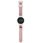 Hello Kitty universaalne silikoonist kellarihm 22mm roosa Kitty pea kujundusega