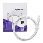Qoltec USB 2.0 Type-C isane-isane kaabel 2m valge