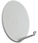 CORAB AS-80-PRO 80 cm ofset satelliitantenn, galvaniseeritud teras, helehall