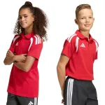 Laste adidas Tiro 26 League Polo s&auml;rk punane KF3408 152cm