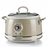 Ariete 2904 riisikeetja &ndash; elektriline riisikeetja keraamilise n&otilde;uga &ndash; kodune sushi &ndash; multikeetja &ndash; Vintage Line &ndash; 3,5 l &ndash; 650 W &ndash; beež