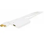 EXERTIS CONNECT Mini DisplayPort 1.1 HDMI konverter USB heliga, DP isane + USB isane HDMI emasele, must 127406