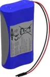 ANSMANN 1S2P Li-Ion akupakk 2x 18650 kaabliga 3,6 V 7000 mAh 2447-3033-20