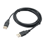 Akyga AK-USB-19 USB 2.0 pikenduskaabel USB-A (M) - USB-A (F), 3 m, must