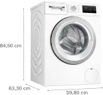 Bosch WAN2813APL Series 4 eestlaetav pesumasin 8 kg 1400 p/min valge