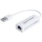 Manhattan 506731 USB 2.0 &ndash; Fast Ethernet adapter, USB &ndash; RJ45, 10/100 Mbps, valge