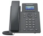 Grandstream Networks GRP2601P IP-telefon must 2 liini LCD-ekraaniga