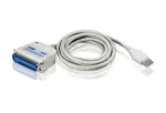 ATEN USB-paralleelprinteri kaabel UC1284B valge USB-t&uuml;&uuml;p A C-36