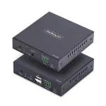 StarTech.com HDMI KVM pikendaja IP-v&otilde;rgu kaudu, 4K 60Hz, draiverivaba, HDMI ja USB &uuml;le Ethernet/CAT6, AVoIP, saatja ja vastuv&otilde;tja komplekt, sisaldab kinnituskomplekte