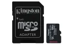 Kingston Technology 64GB microSDXC Industrial C10 A1 pSLC kaart + SD adapter