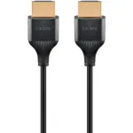 HDMI-kaabel WENTRONIC Slim 75295 &mdash; 4K 60Hz, sihvakas disain