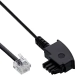 V&otilde;rgukaabel InLine ADSL Splitter kaabel TAE-F 6P2C DEC isane 20 m Must