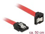 SATA kaabel DeLOCK 83979 0,5 m SATA 7-kontaktiline must punane