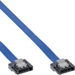 InLine SATA 6Gb/s kaabel v&auml;ikese pistikuga 0,5 m lukustustega 27705K