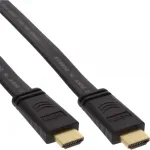InLine HDMI lame kaabel, kiire kaabel Etherneti, kullatud, must, 7,5 m