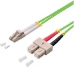 LogiLink - paigalduskaabel - LC/UPC mitmikrežiim (M) SC/UPC mitmikrežiimile (M) - 2 m - fiiberoptiline - dupleks - 50/125 mikromeeter - OM5 - heleroheline