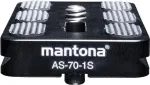 Walimex Mantona kiirkinnitusplaat Arca Swiss, 70 mm must (1021463)