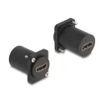 DeLOCK D-t&uuml;&uuml;pi moodul HDMI 8K 60Hz pesa-pesasse kruvidega must