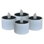 LED p&auml;ikeseenergial t&ouml;&ouml;tav teek&uuml;&uuml;nal RealPower STL-4, komplekt 4 tk, akutoitega p&auml;ikese-LED teek&uuml;&uuml;nlad