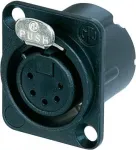 Neutrik NC5FD-LX-B &uuml;hendusvarustus, must
