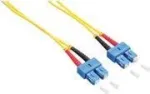 Logilink - paigalduskaabel - SC &uuml;hemoodiline (M) SC &uuml;hemoodilisele (M) - 2 m - fiiberoptiline - dupleks - 9/125 mikromeetrit - OS2 - halogeenivaba - kollane (FP0SC02)