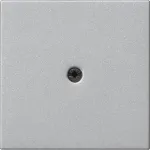 GIRA 027426 Seinaplaat/L&uuml;litikate Alumiinium (027426)