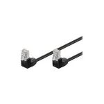 V&otilde;rgukaabel Goobay 96078 Must 1m Cat5e F/UTP
