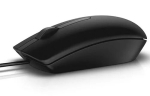DELL MS116 hiir, kontor, m&otilde;lemak&auml;eline, USB-t&uuml;&uuml;p-A, optiline, 1000 DPI