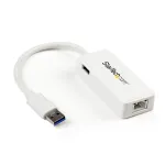 StarTech.com USB 3.0 Gigabit Ethernet adapter v&otilde;rguliidese kaart USB-pordiga - valge