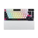 Mehaaniline juhtmevaba klaviatuur ASUS ROG Azoth X &mdash; US-paigutus, Bluetooth ja RF 2,4 GHz, valge