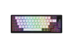 HATOR Skyfall Pro Wireless 65 klaviatuur M&auml;ngimine USB + raadiosageduslik juhtmevaba + Bluetooth QWERTY USA inglise Must, Hall