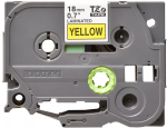 Sildilint Brother TZe641 18mm, must kollasel