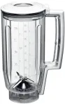 Boschi mikseri/k&ouml;&ouml;gikombaini tarvik MUZ5MX1 &mdash; plastkorpus, l&auml;bipaistev valge, 1 kg