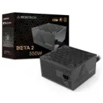 Montech BETA 2 80 PLUS Bronze toiteplokk, ATX 3.1 - 550 W, must
