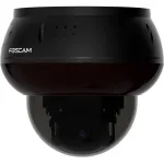 Foscam D8ET IP Valvekaamera Must 8MP (3840x2160), PoE, PT-funktsioon, AI-toega tuvastus, IK10 vandalismikaitse