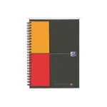 Oxford Touch Notebook A5 Lined 80 Sheets Grey Orange Red