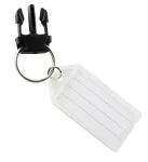 Eichner Key Ring with Clip Black
