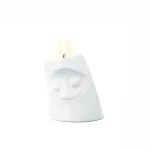 FIFTYEIGHT PRODUCTS FIFTYEIGHT Candle Snuggle CUDDLY v&auml;ike k&uuml;&uuml;nlajalg valge