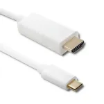Qoltec USB 3.1 Type-C isane HDMI Type A isane adapterkaabel, 4K, Alternate Mode, 1m, must