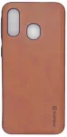 Evelatus Samsung Galaxy A40 Kuton Brown Leather Back Cover