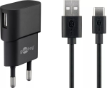Siselaadija GOOBAY 45298 &ndash; universaalne USB 5V 1m, AC 100&ndash;240V, 5 W, must