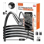 ZENWIRE AN100 USB-C Endoskoopiline Kontrollkaamera 3.5m 1080p IP67 Tarvikutega