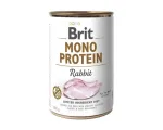 M&auml;rg koeratoit Brit Mono Protein Rabbit 400 g &mdash; konservitud t&auml;istoit, &uuml;ks loomne valk, t&auml;iskasvanud koerad