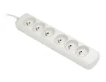 Pikendusjuhe ActiveJet 6GNU - 3M - S, 6 pistikupesa, 3 m kaabel, 230 V/50 Hz, 10 A, E-t&uuml;&uuml;pi pistik