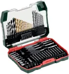 Metabo 626708000 86-osaline puur- ja kruvikeerajate komplekt karbis