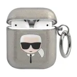 Karl Lagerfeld KLA2UKHGK AirPods 1/2 kate must s&auml;ra Karl'i pea