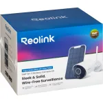 Reolink Argus Eco B320 5MP juhtmevaba turvakaamera p&auml;ikesepaneeliga