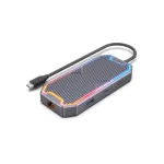 Unitek uHUB S7+ D1029A USB-C jaotur, USB 3.2 Gen 2 10 Gbps, HDMI 2.0, Gigabit RJ45, 3,5 mm helipesa, 100 W, hall